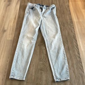 Buffalo light wash skinny jeans
